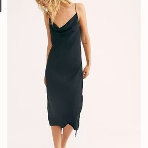 Free People Black Slip